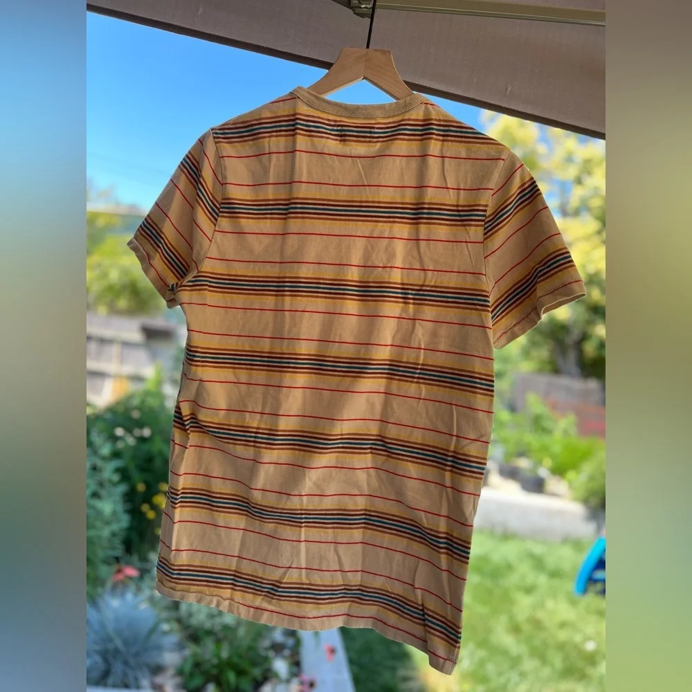 Taylor Stitch organic striped cotton T shirt - Picture 3 of 3